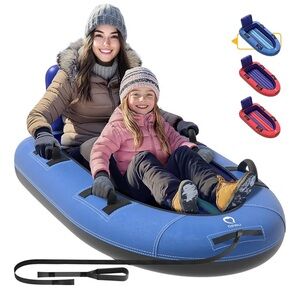 2 person Inflatable heavy duty Two-Person Snow Sled Tube with reinforced handles